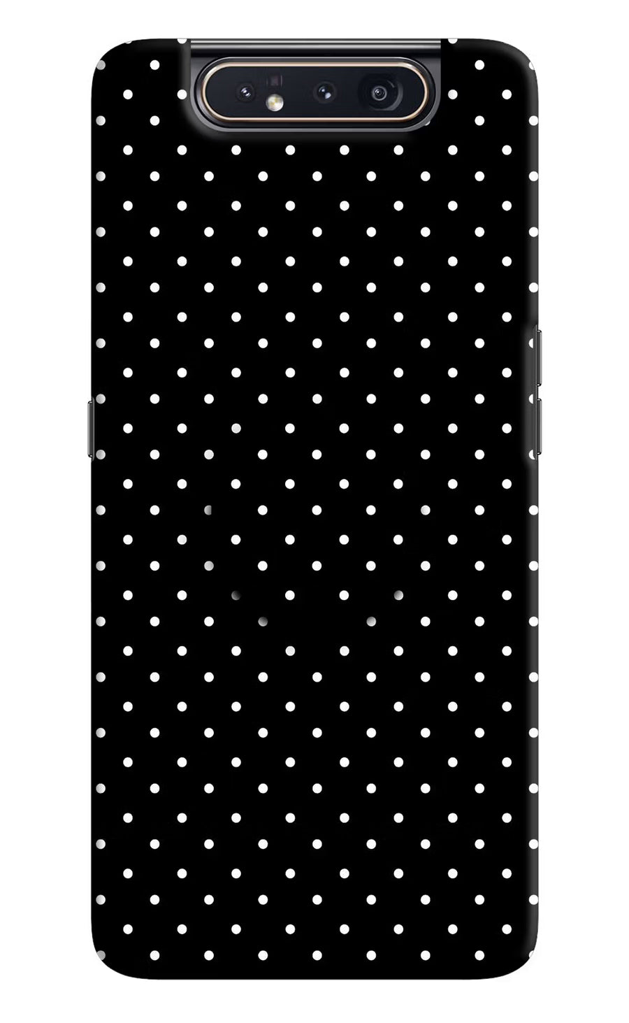 White Dots Samsung A80 Pop Case, Hard case