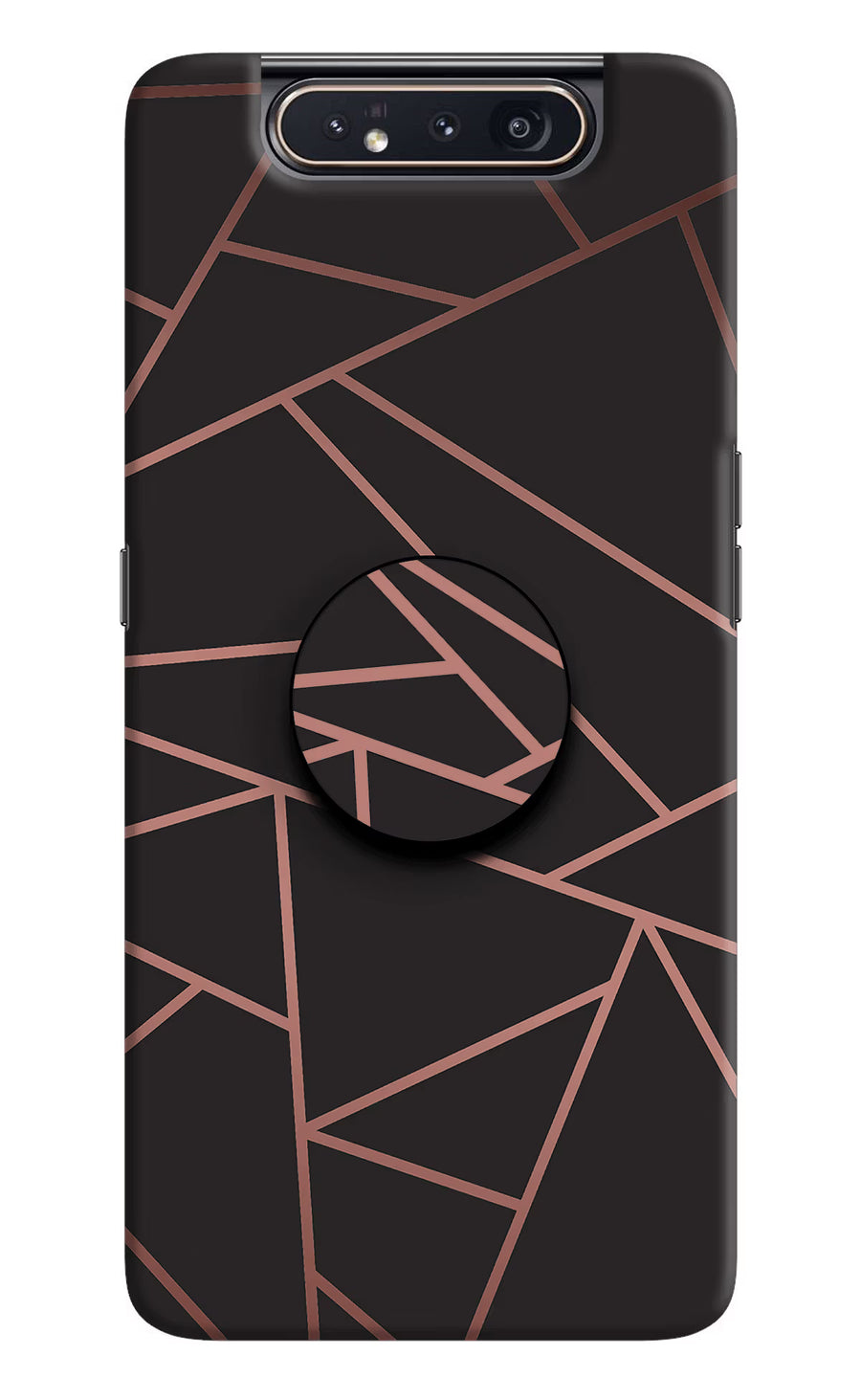 Geometric Pattern Samsung A80 Pop Case, Hard case