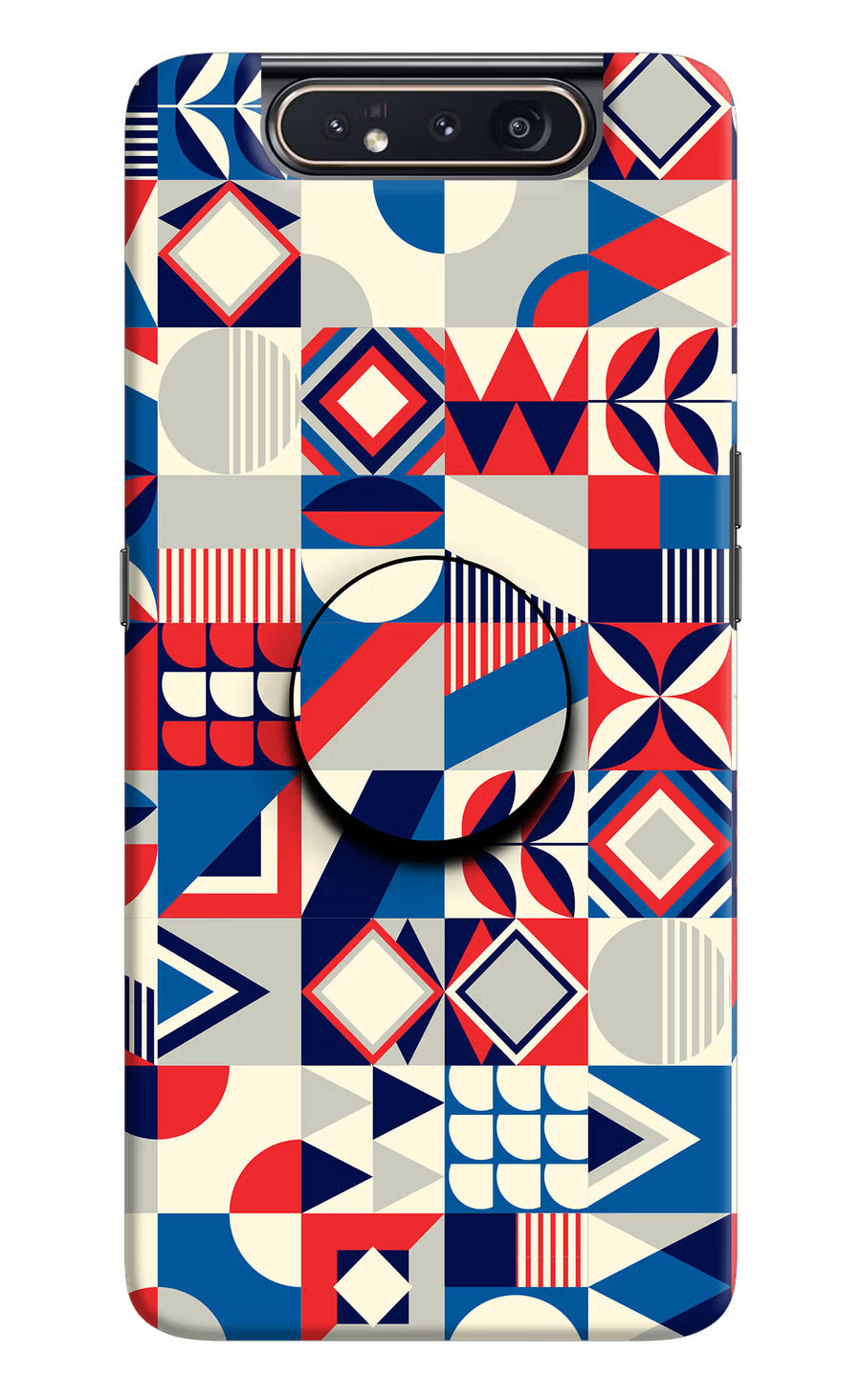 Colorful Pattern Samsung A80 Pop Case, Hard case