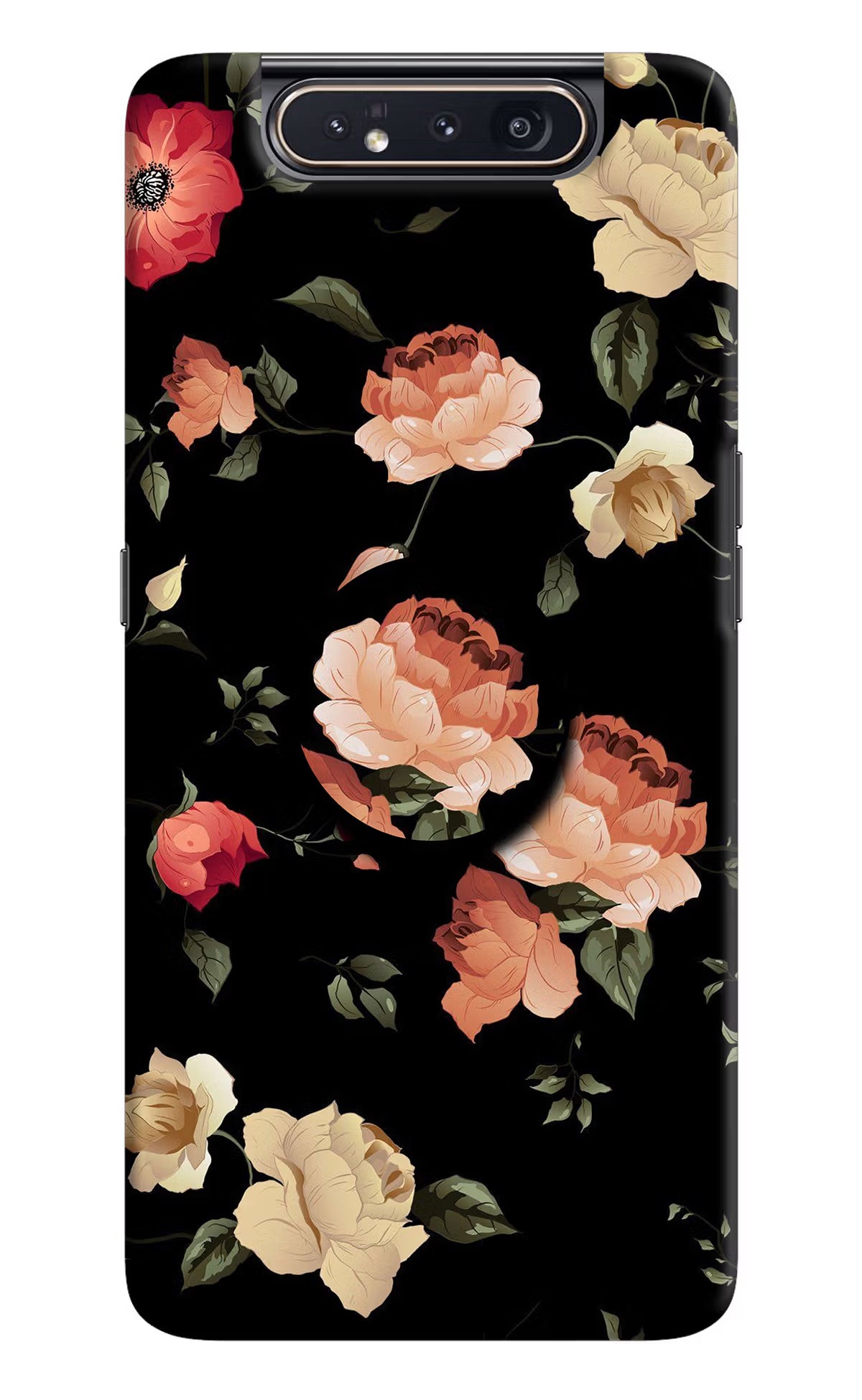 Flowers Samsung A80 Pop Case by Casekaro