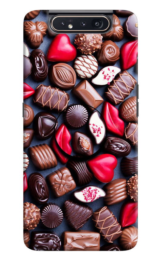 Chocolates Samsung A80 Pop Case by Casekaro