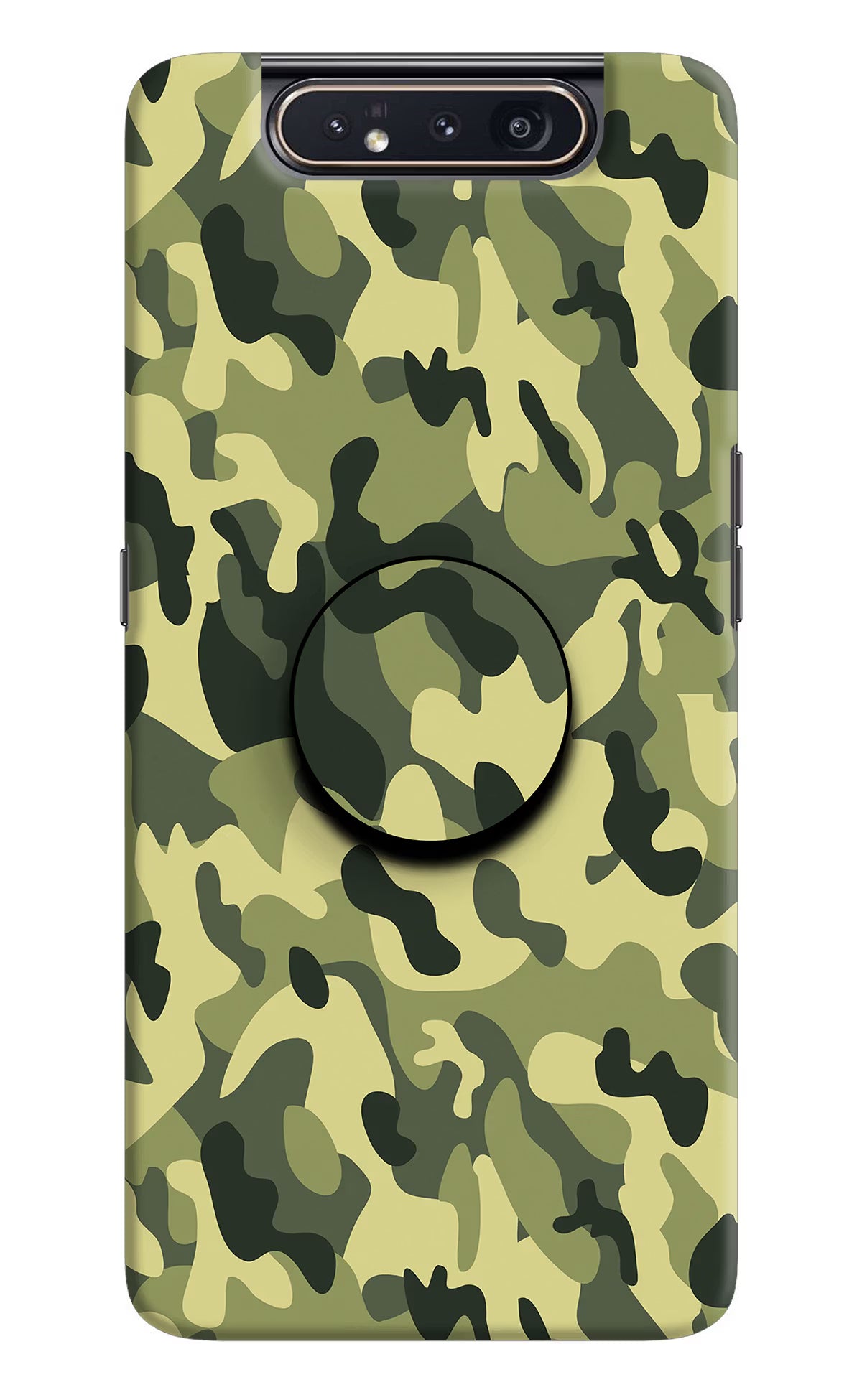 Camouflage Samsung A80 Pop Case by Casekaro