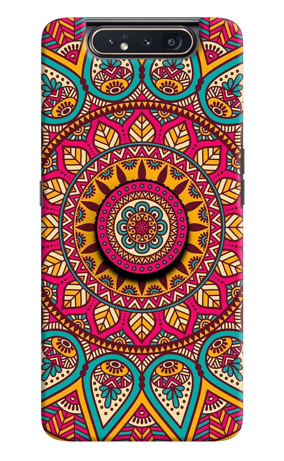 Mandala Samsung A80 Pop Case by Casekaro