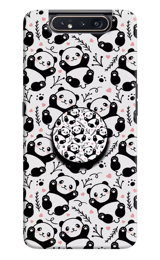 Cute Panda Samsung A80 Pop Case by Casekaro
