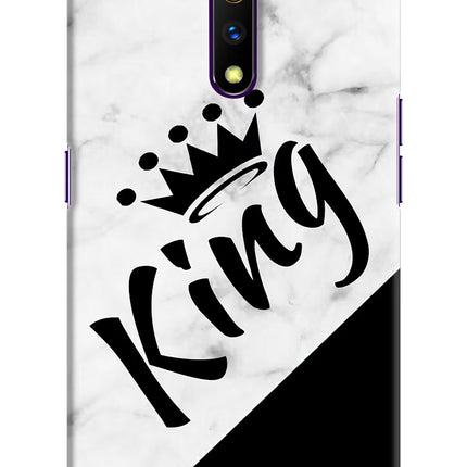 King Realme X Hard Case Back Cover by Casekaro