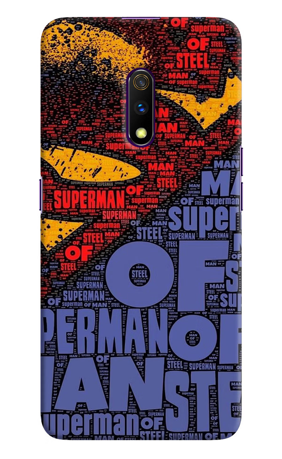 Superman Realme X Back Cover, Hard case