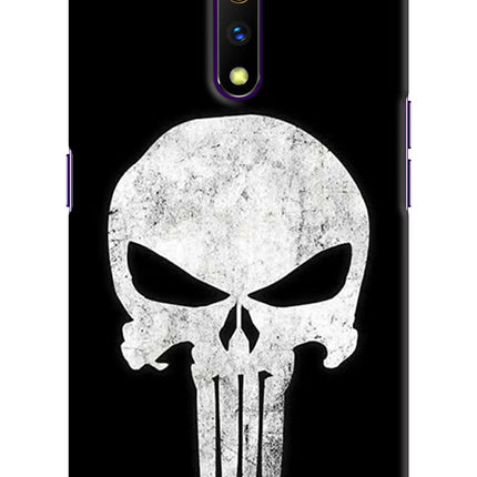 Punisher Skull Realme X Hard Case Back Cover by Casekaro