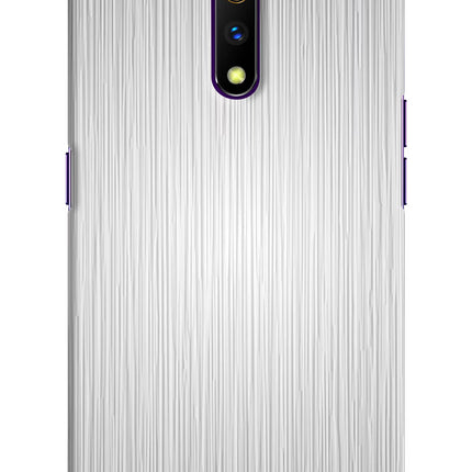 Wooden Grey Texture Realme X Hard Case Back Cover by Casekaro