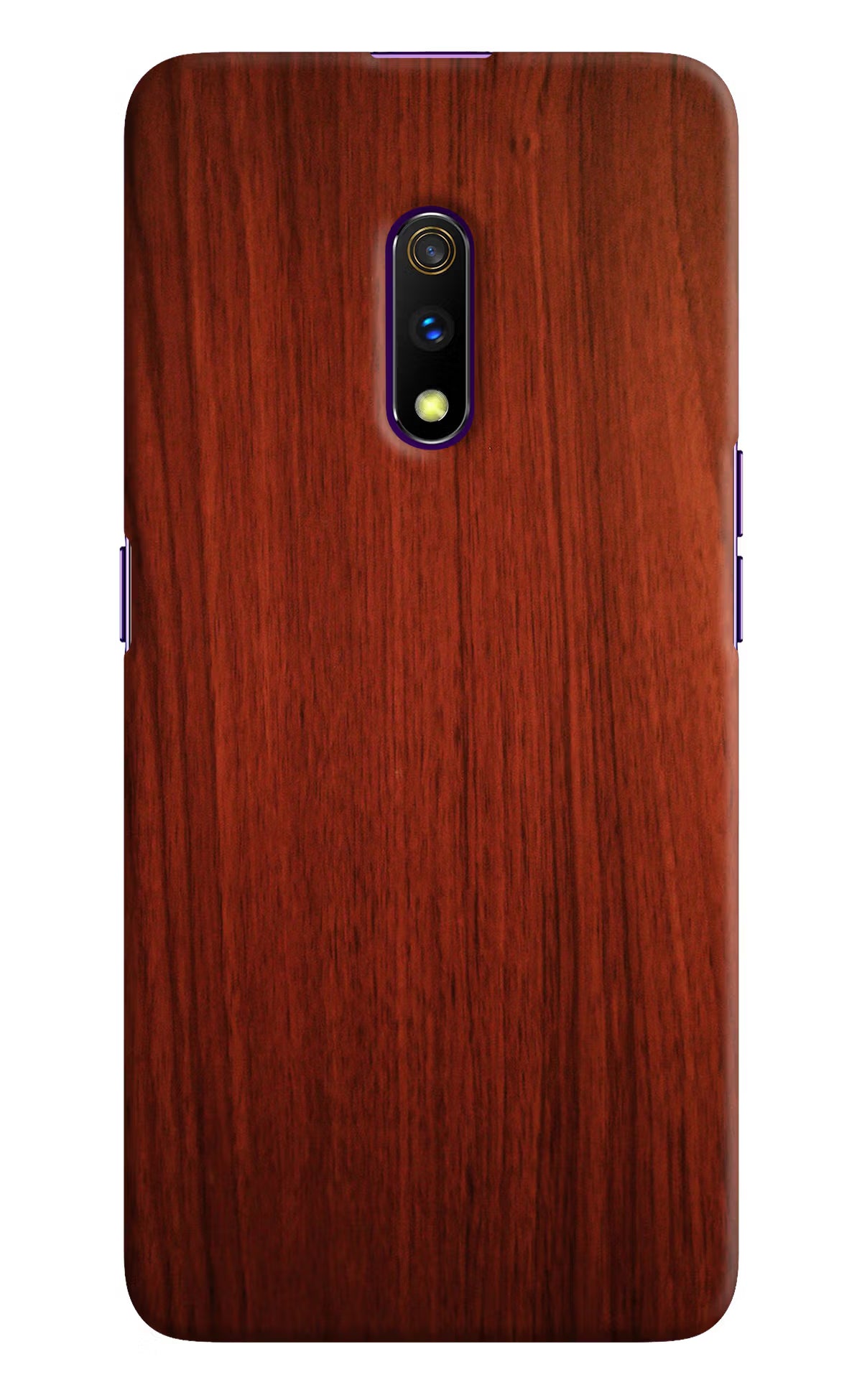 Wooden Plain Pattern Realme X Hard Case Back Cover by Casekaro