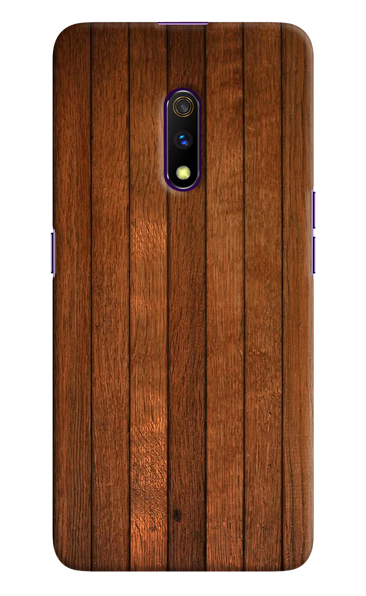 Wooden Artwork Bands Realme X Hard Case Back Cover by Casekaro