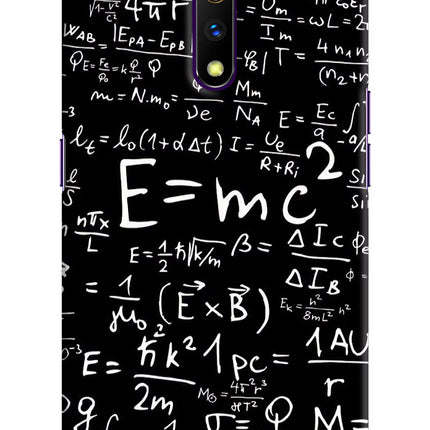 Physics Formula Realme X Hard Case Back Cover by Casekaro