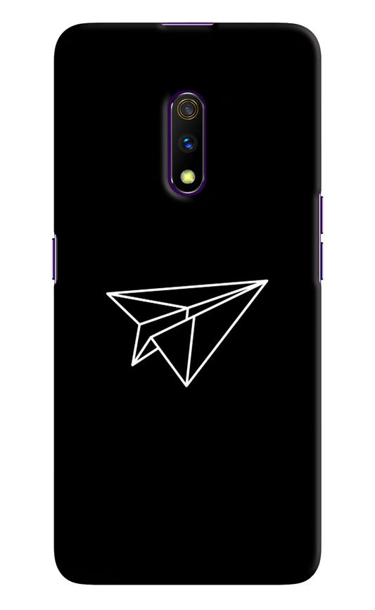 Paper Plane White Realme X Hard Case Back Cover by Casekaro