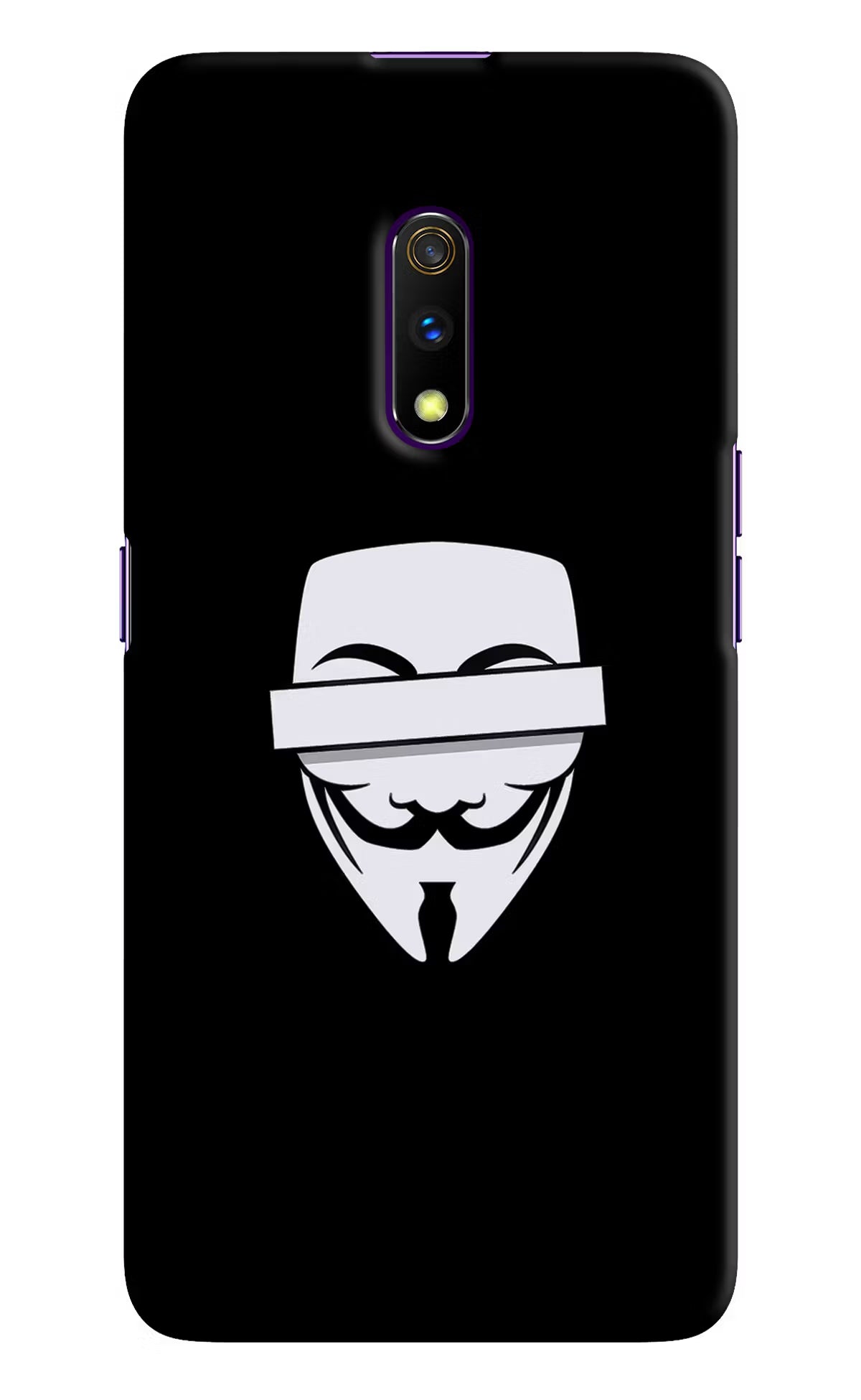 Anonymous Face Realme X Hard Case Back Cover by Casekaro