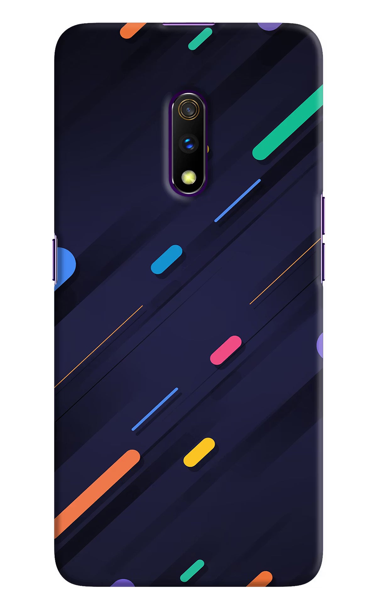 Abstract Design Realme X Hard Case Back Cover by Casekaro