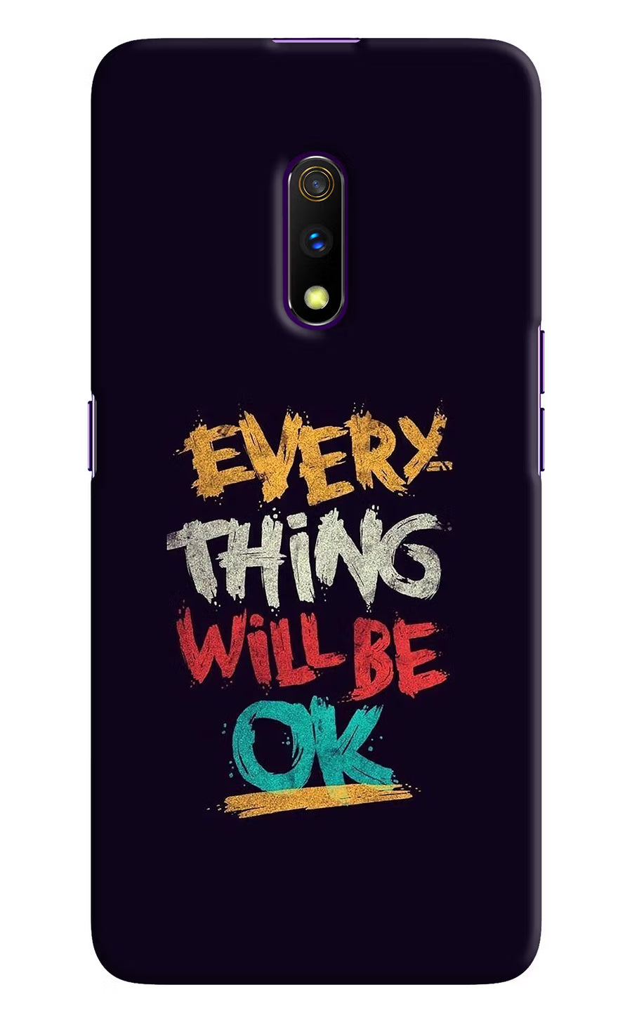 Everything Will Be Ok Realme X Back Cover, Hard case