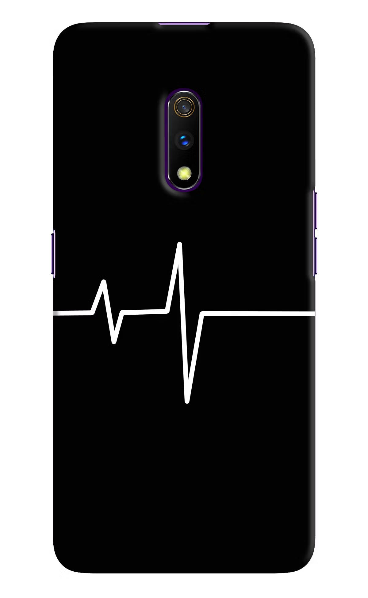 Heart Beats Realme X Hard Case Back Cover by Casekaro