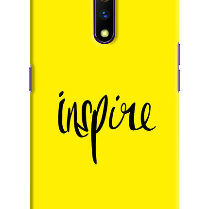 Inspire Realme X Hard Case Back Cover by Casekaro
