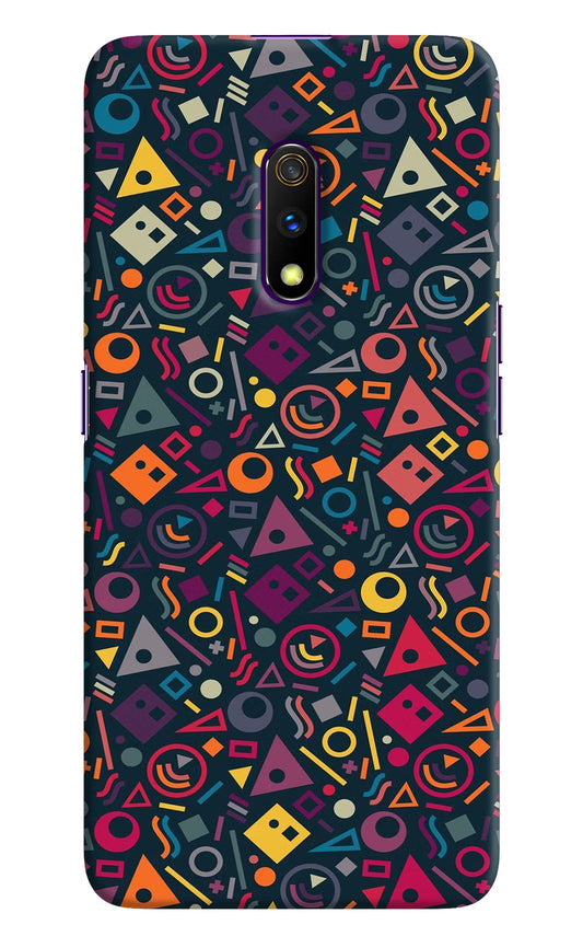 Geometric Abstract Realme X Hard Case Back Cover by Casekaro