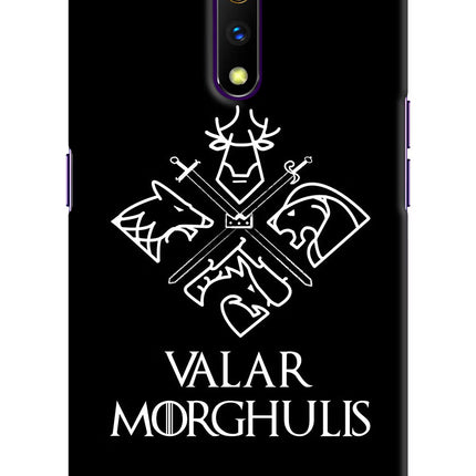 Valar Morghulis | Game Of Thrones Realme X Hard Case Back Cover by Casekaro