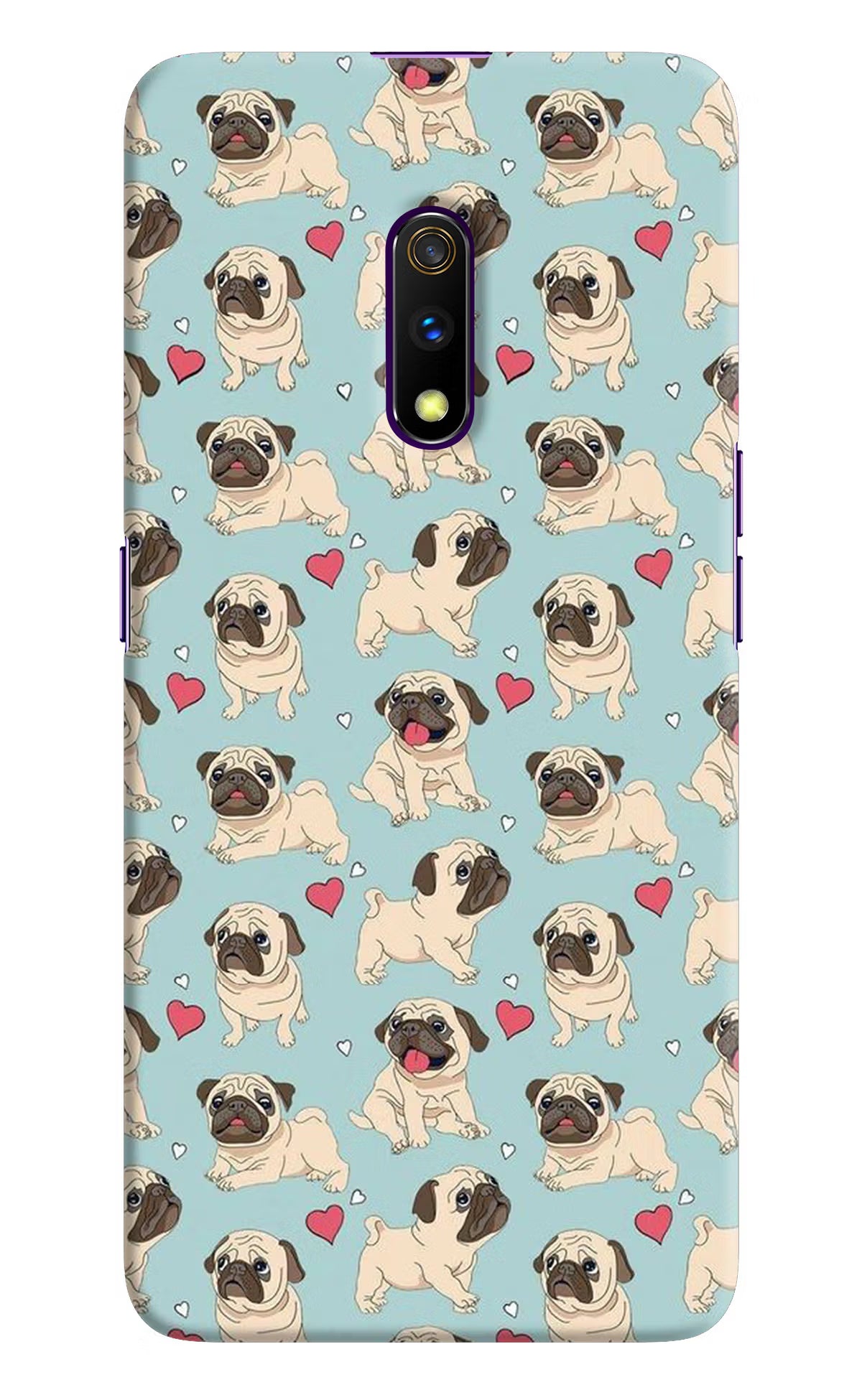 Pug Dog Realme X Hard Case Back Cover by Casekaro