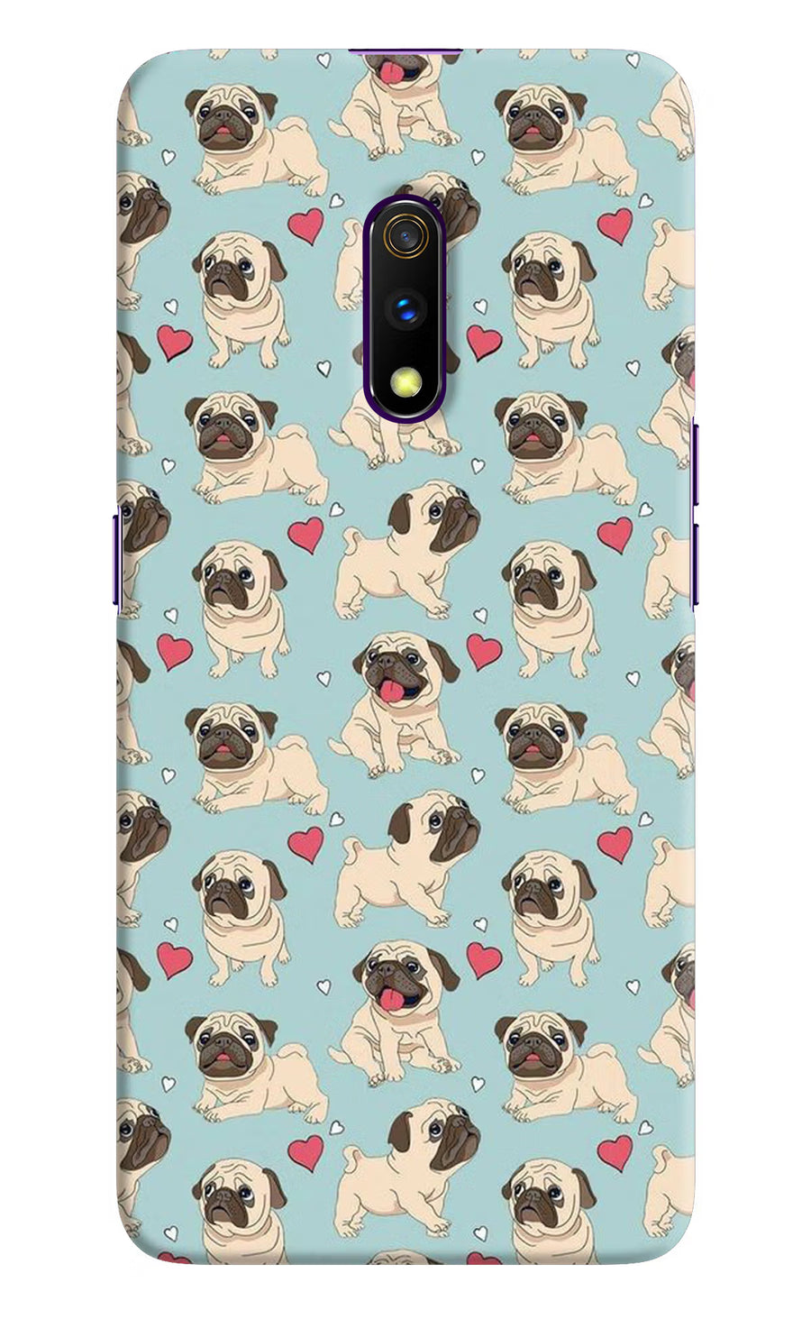 Pug Dog Realme X Back Cover, Hard case