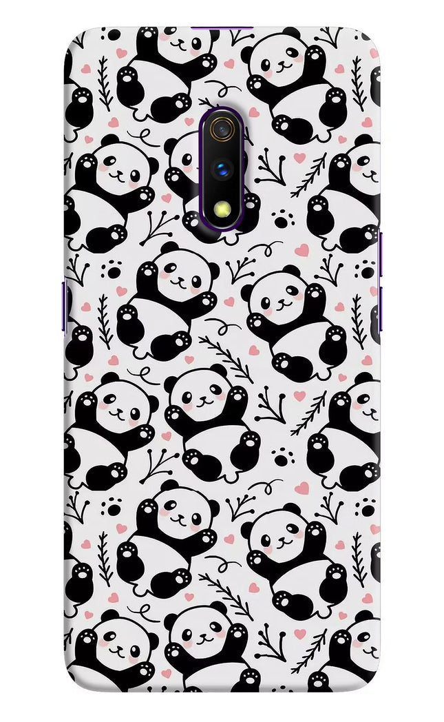 Cute Panda Realme X Hard Case Back Cover by Casekaro