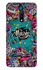 Music Graffiti Realme X Hard Case Back Cover by Casekaro