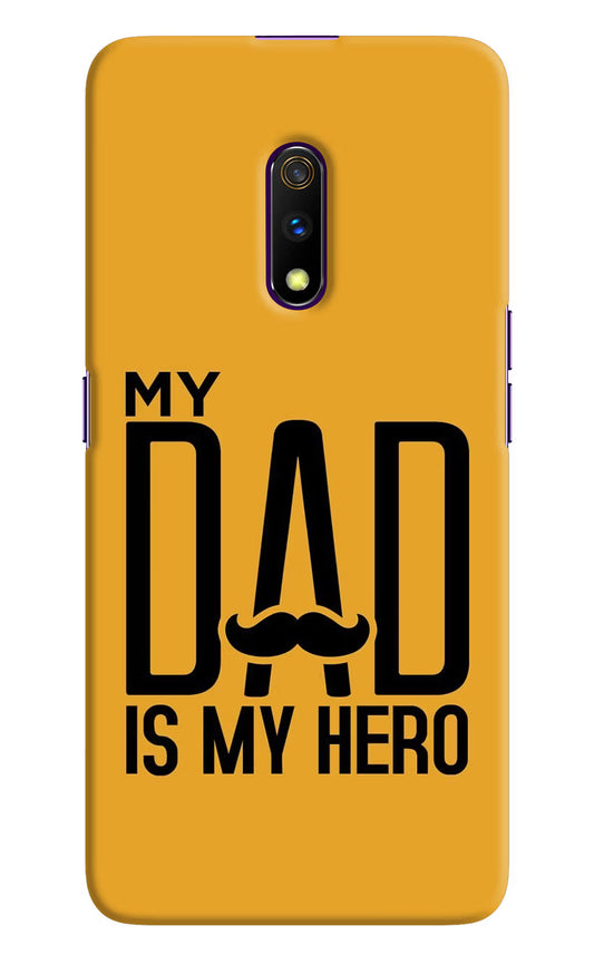 My Dad Is My Hero Realme X Hard Case Back Cover by Casekaro