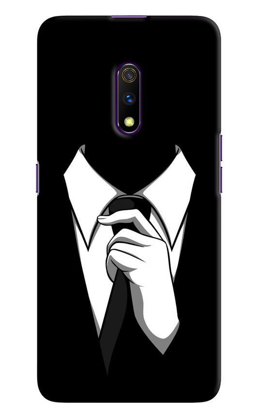 Black Tie Realme X Hard Case Back Cover by Casekaro