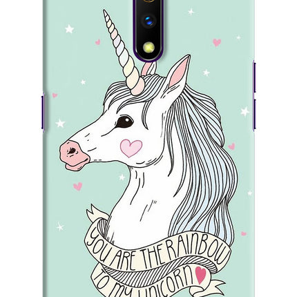 Unicorn Wallpaper Realme X Hard Case Back Cover by Casekaro