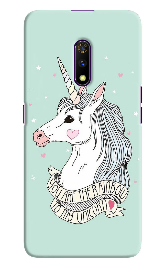 Unicorn Wallpaper Realme X Hard Case Back Cover by Casekaro