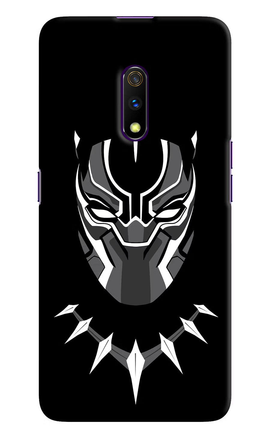 Black Panther Realme X Back Cover, Hard case