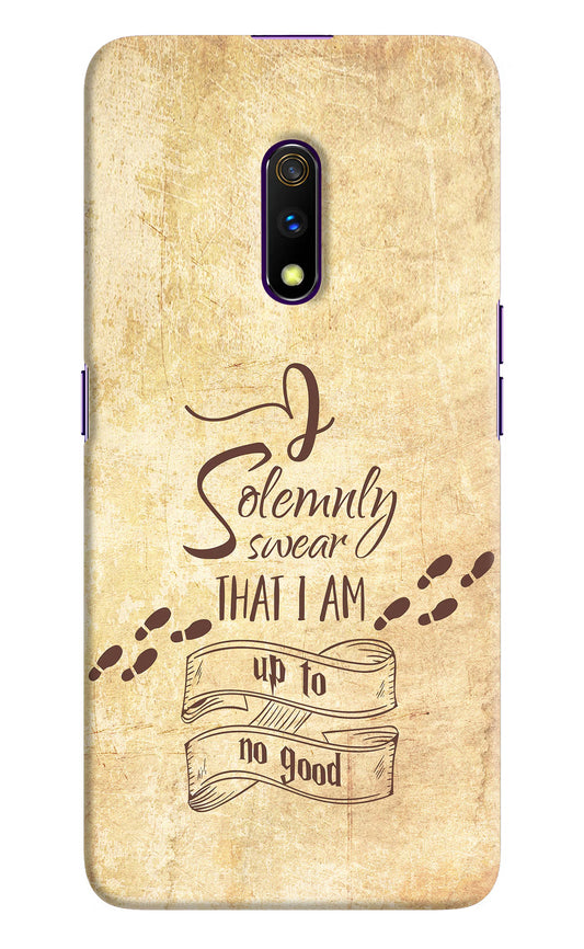 I Solemnly swear that i up to no good Realme X Hard Case Back Cover by Casekaro