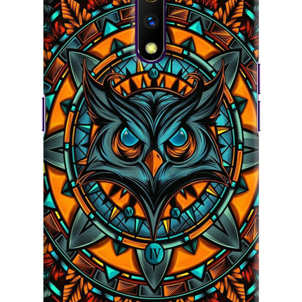Angry Owl Art Realme X Hard Case Back Cover by Casekaro