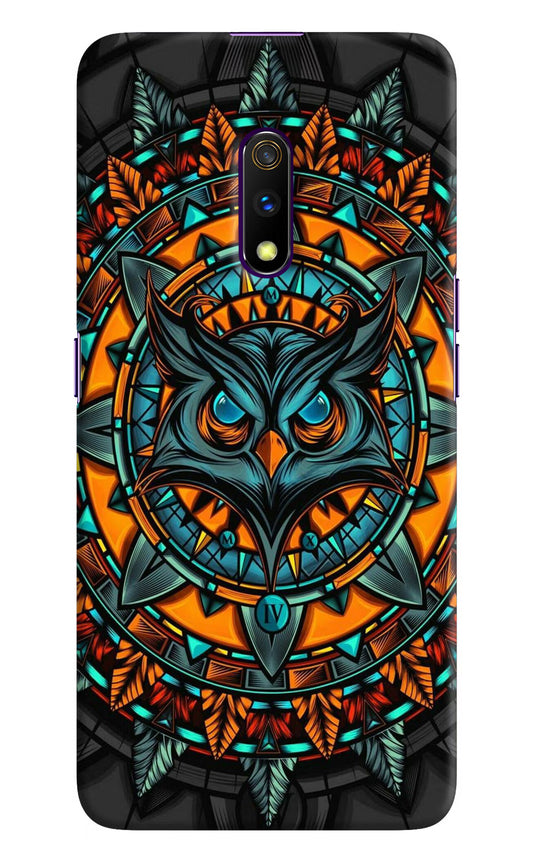 Angry Owl Art Realme X Hard Case Back Cover by Casekaro