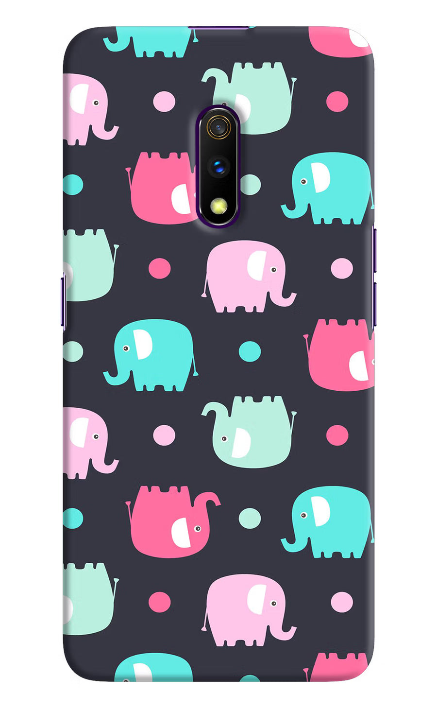 Elephants Realme X Back Cover, Hard case