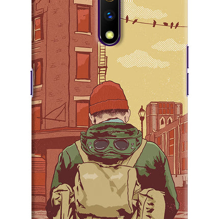 Adventurous Realme X Hard Case Back Cover by Casekaro
