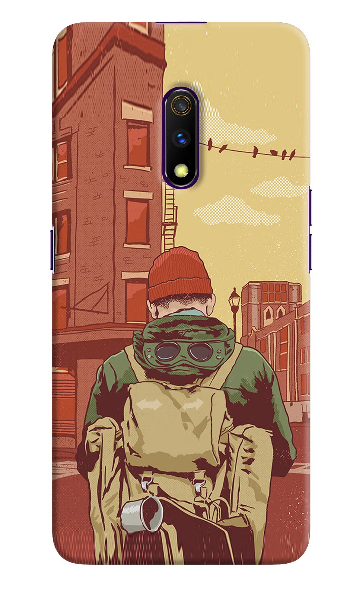 Adventurous Realme X Hard Case Back Cover by Casekaro
