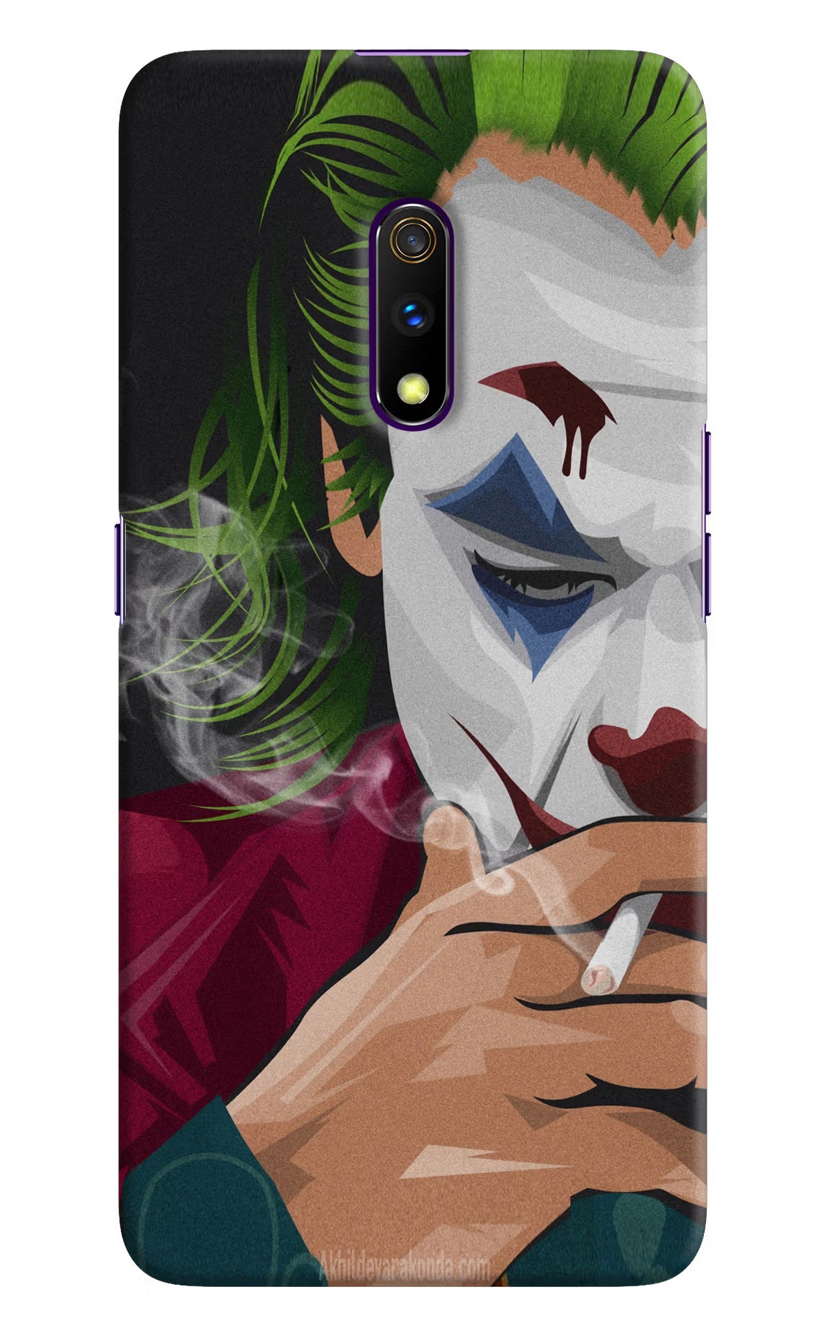 Joker Smoking Realme X Hard Case Back Cover by Casekaro