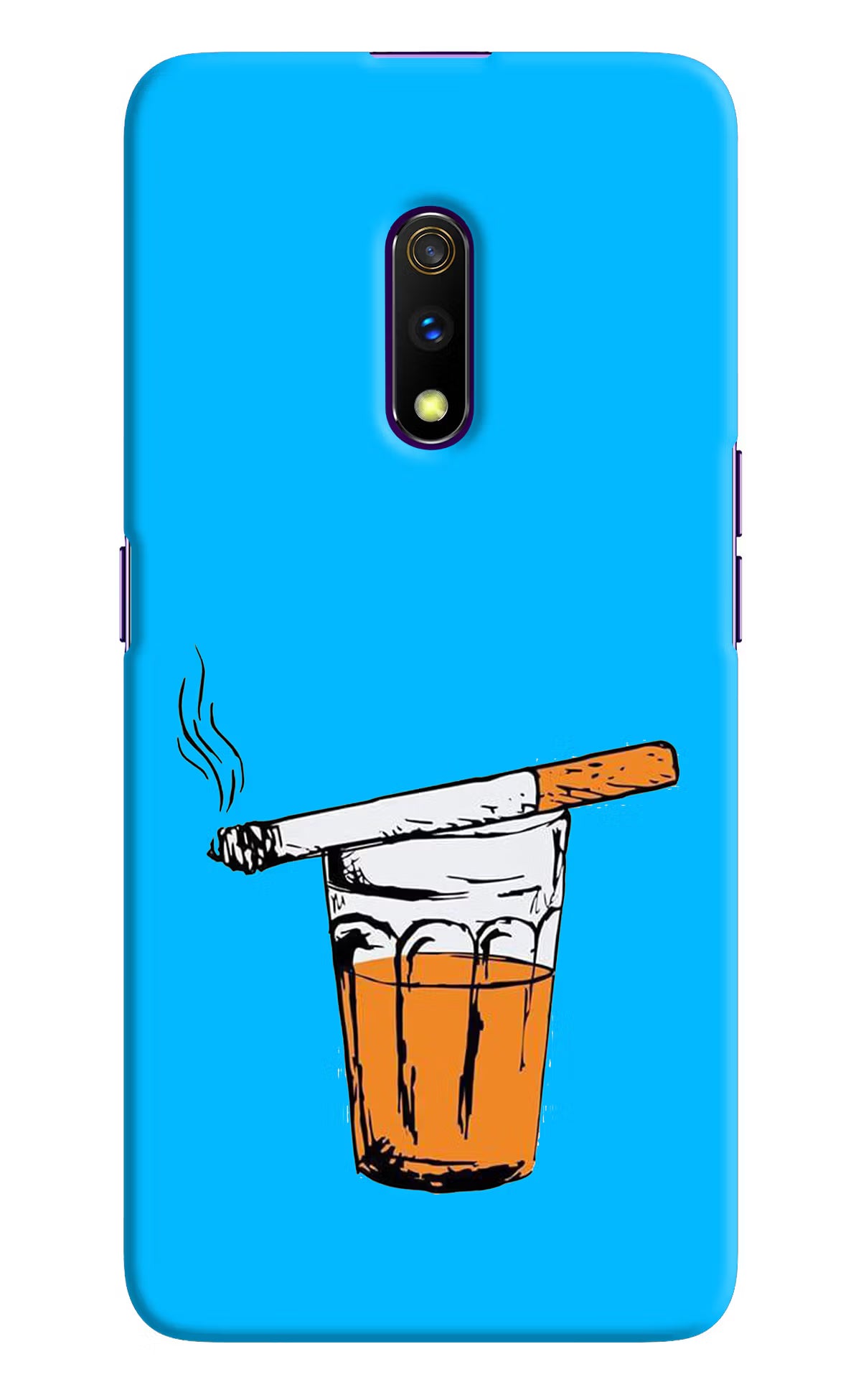 Chai Sutta Realme X Hard Case Back Cover by Casekaro