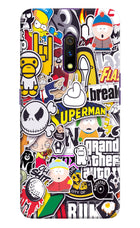 Sticker Bomb Realme X Hard Case Back Cover by Casekaro