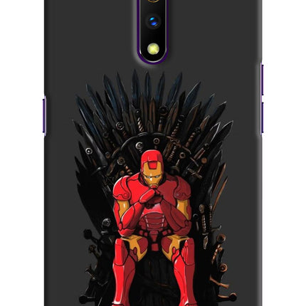 Ironman Throne Realme X Hard Case Back Cover by Casekaro
