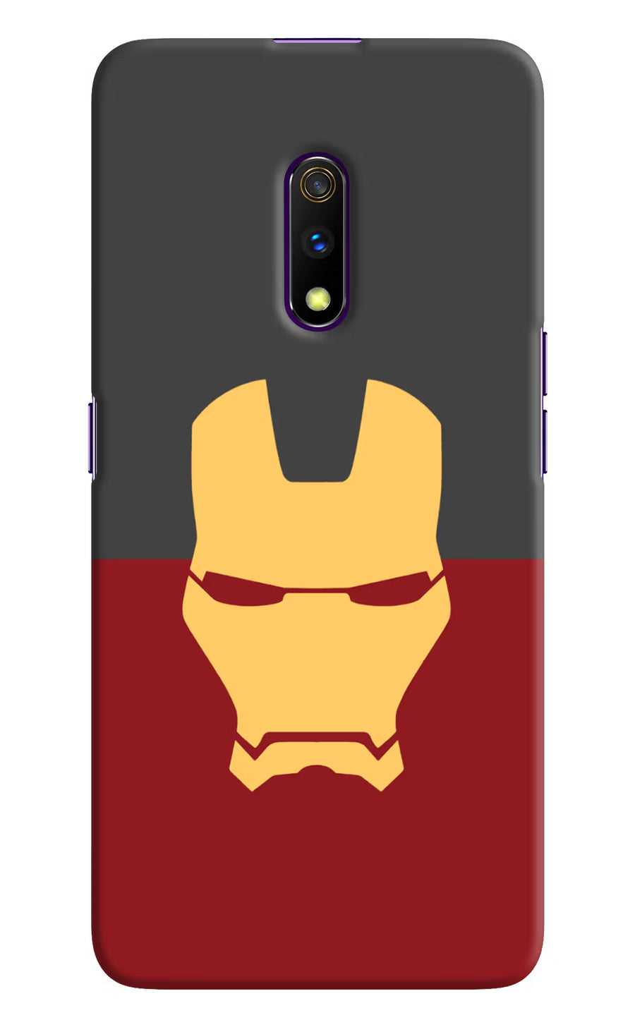 Ironman Realme X Back Cover, Hard case