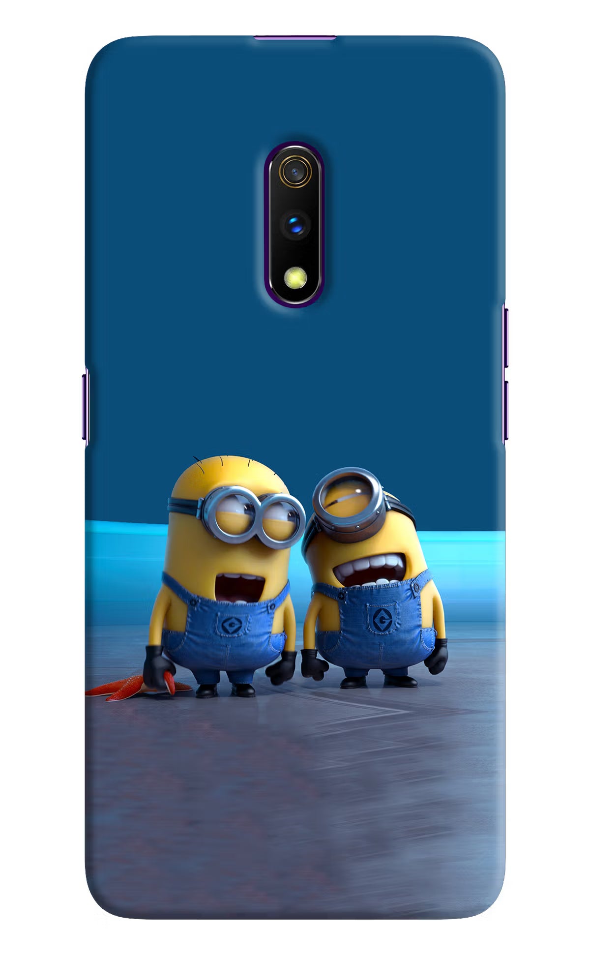 Minion Laughing Realme X Hard Case Back Cover by Casekaro