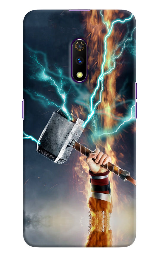 Thor Hammer Mjolnir Realme X Hard Case Back Cover by Casekaro
