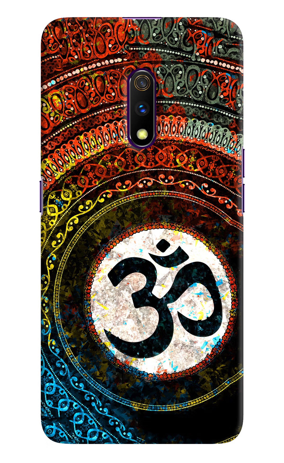 Om Cultural Realme X Hard Case Back Cover by Casekaro