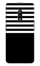 Black and White Print Realme X Hard Case Back Cover by Casekaro