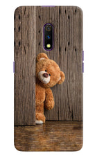 Teddy Wooden Realme X Hard Case Back Cover by Casekaro