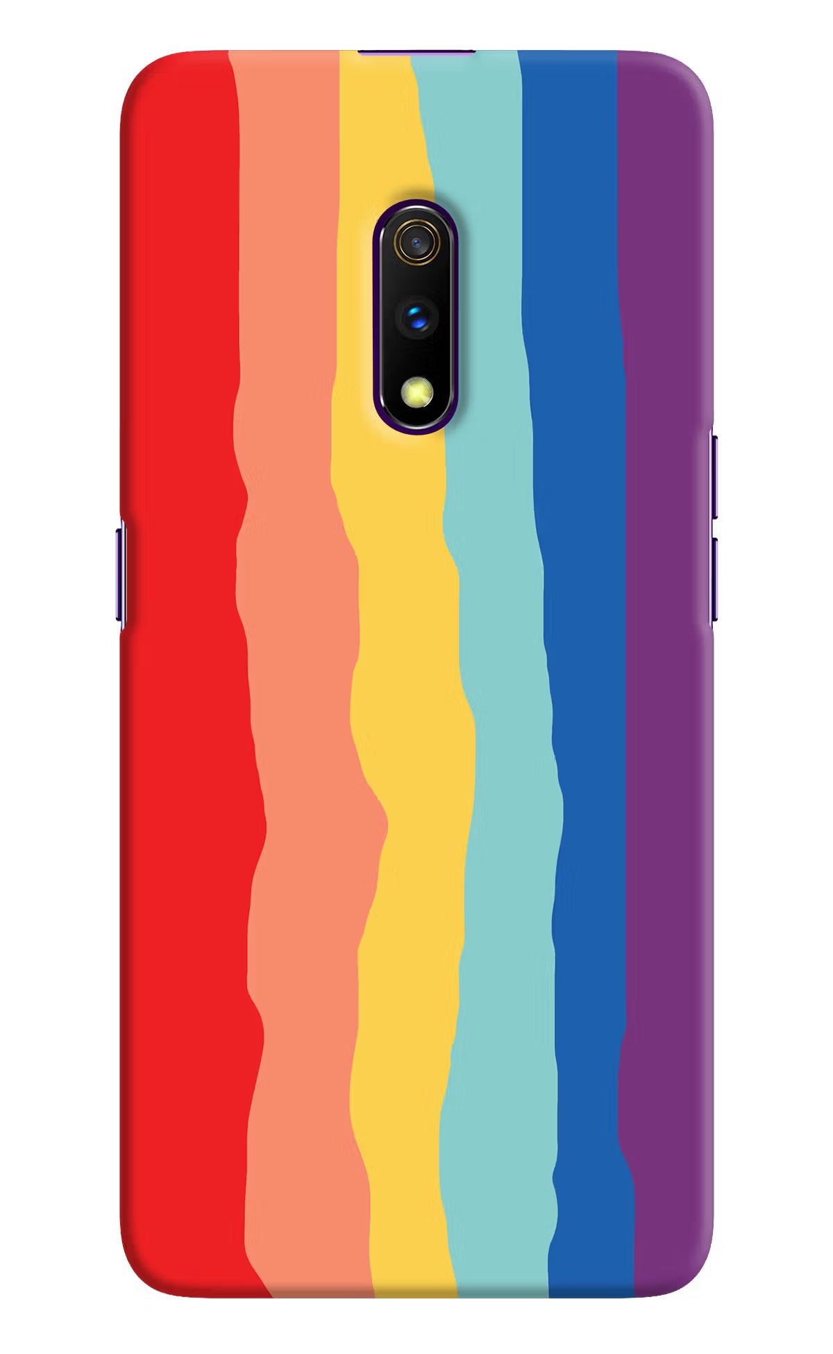 Rainbow Realme X Hard Case Back Cover by Casekaro