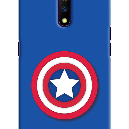 Shield Realme X Hard Case Back Cover by Casekaro